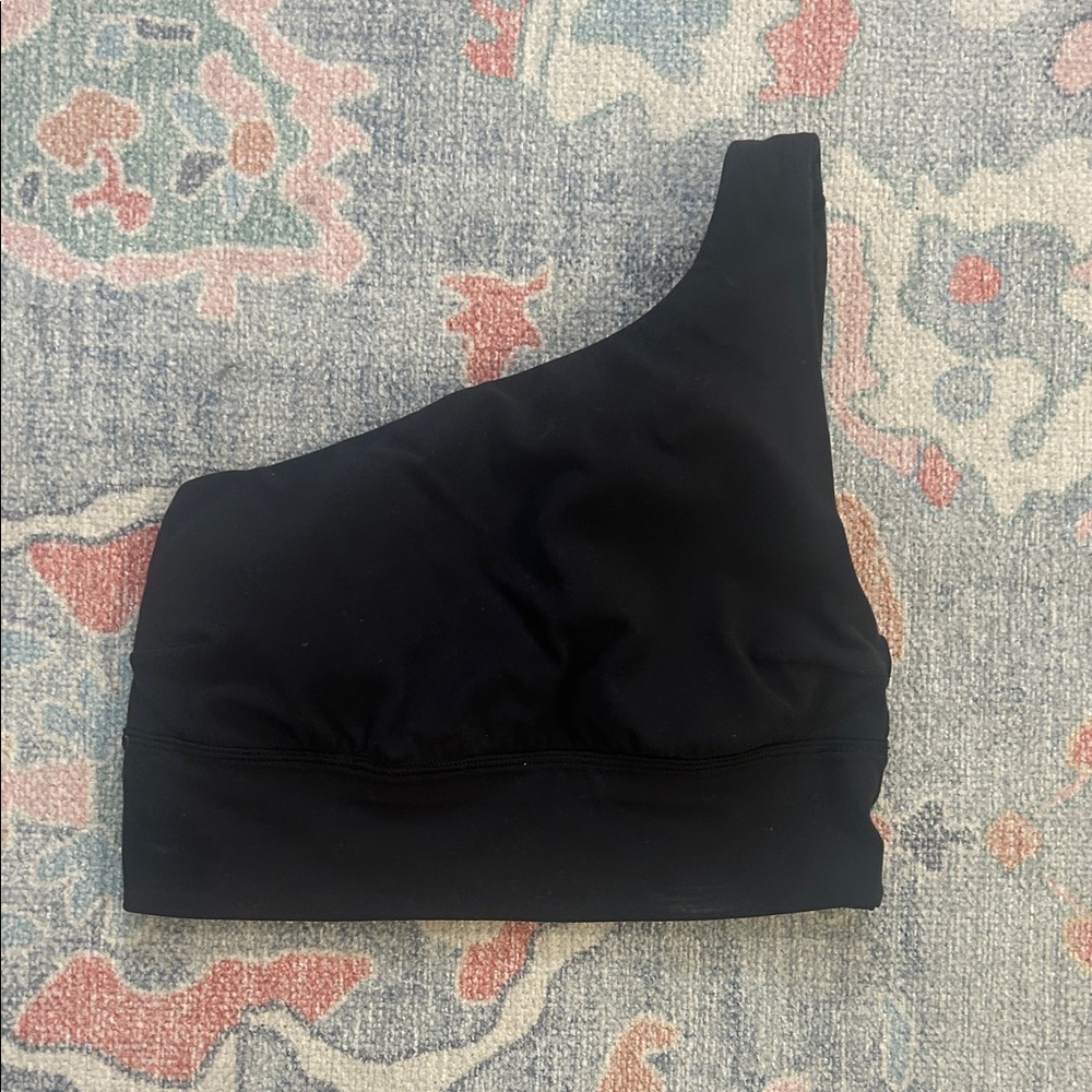 lululemon athletica Black One-Shoulder Bra